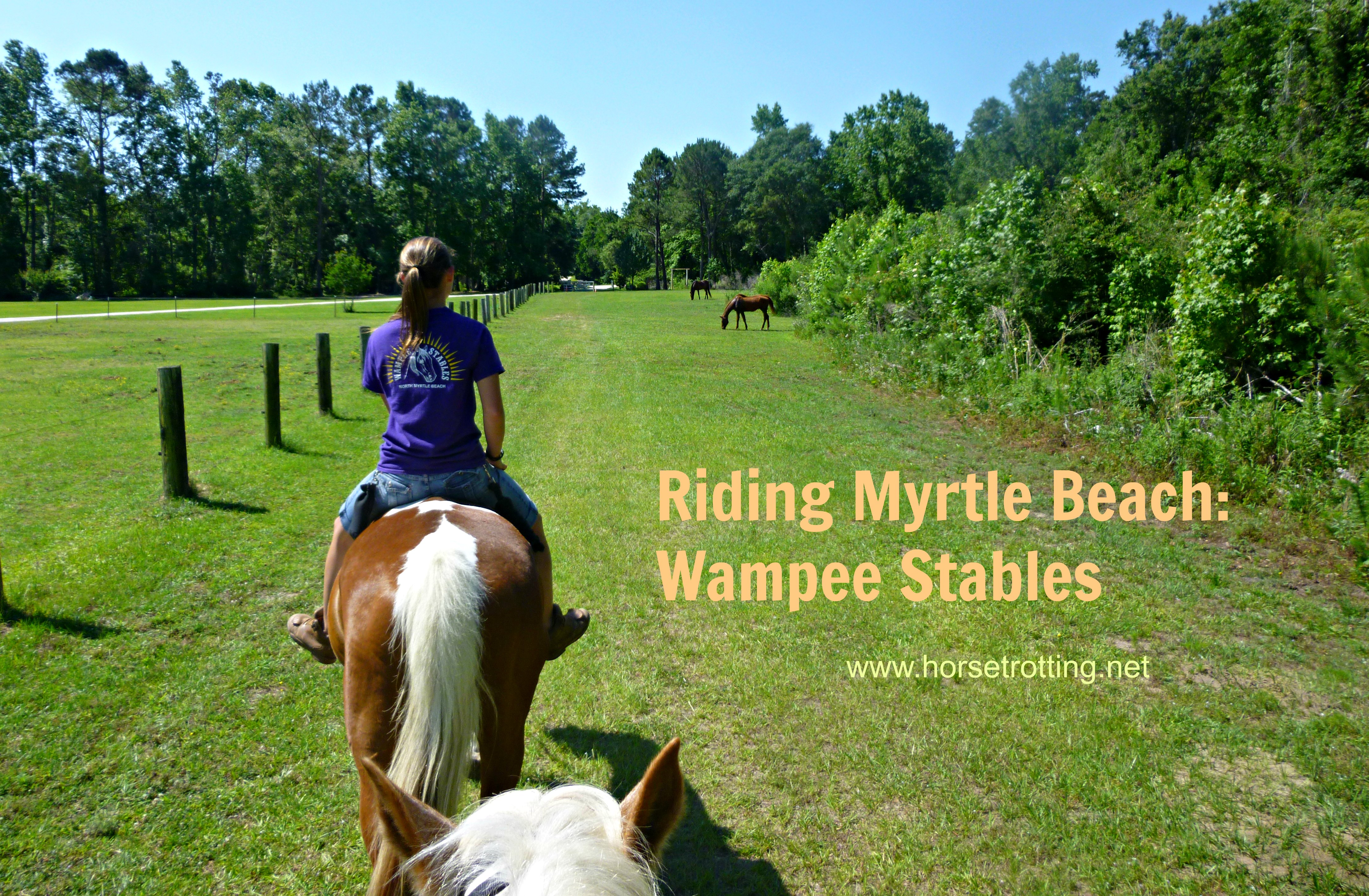 Riding at Wampee Stables, North Myrtle Beach